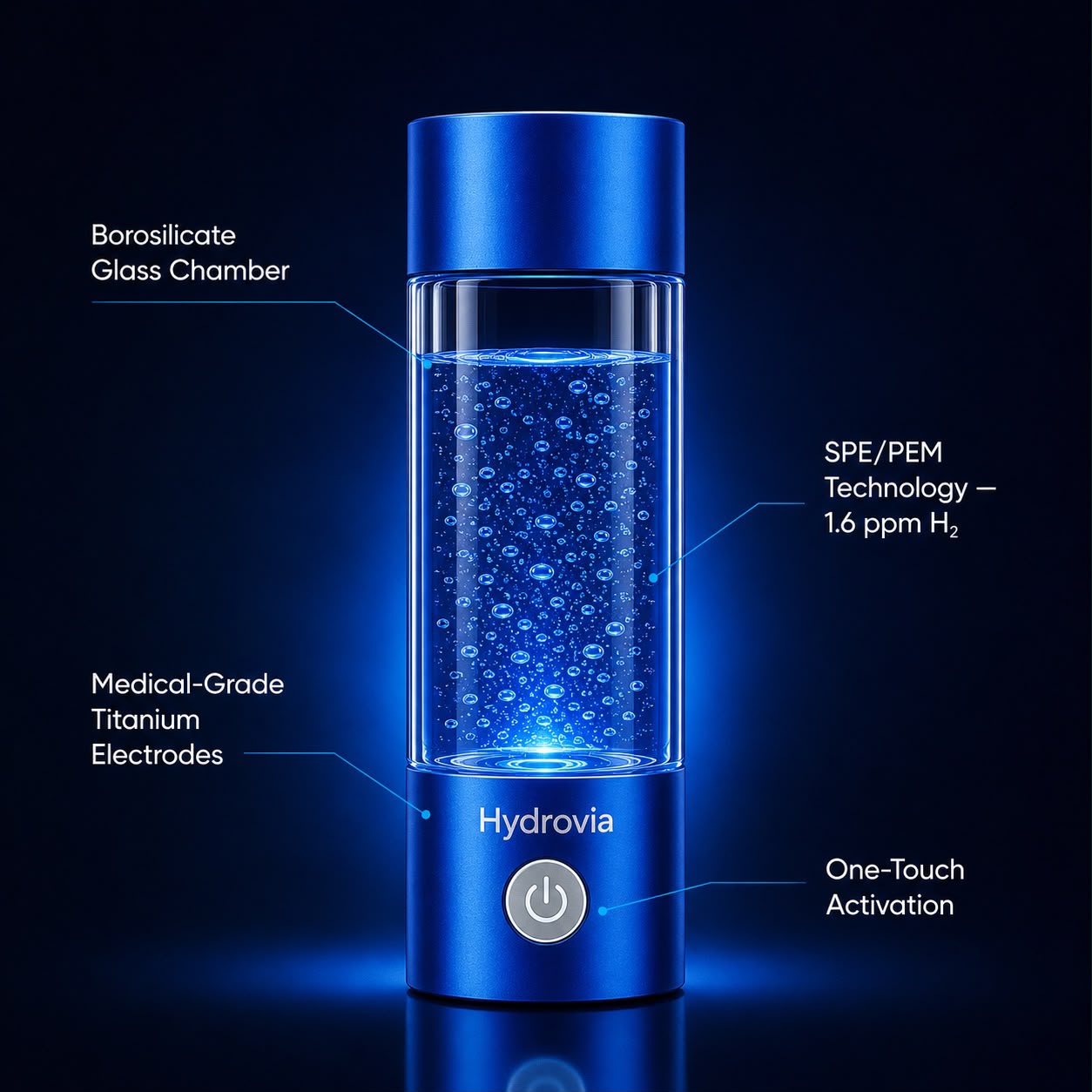 HYDROVIA Hydrogen Water Bottle